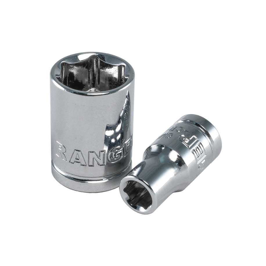 Copa Dado Cromado De 13mm Cuadrante 1/4" Hexagonal