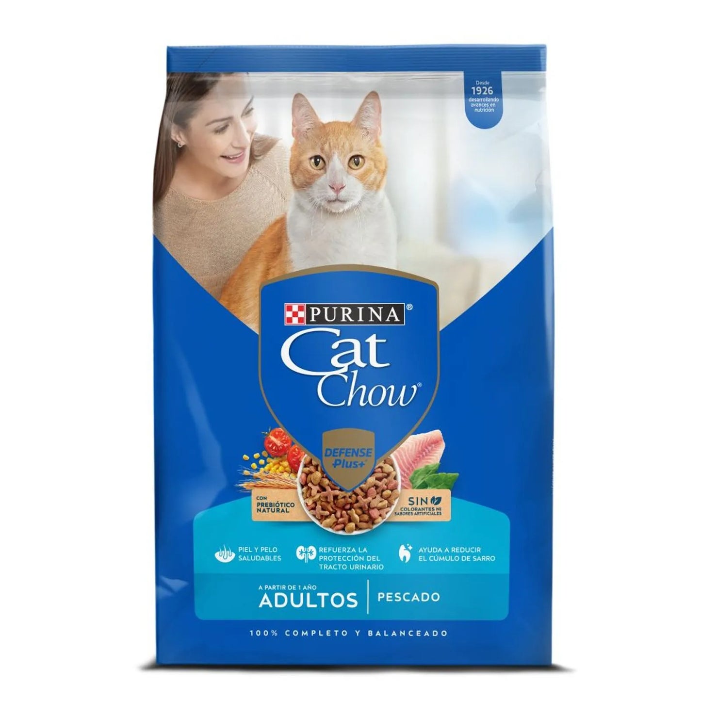 Alimento Para Gatos Cat Chow Adultos Pescado 8kg
