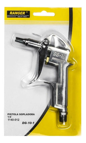 Pistola Sopladora De Aire 1/4? Metalizada Profesional