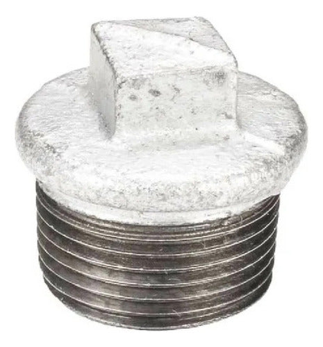 Tapón Macho Accesorio De Tubería En Hierro De 1/2?