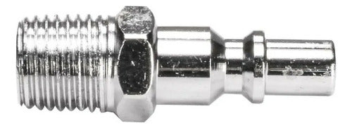 Conector Rápido Macho Tipo M Tosca Cromado De 1/4?