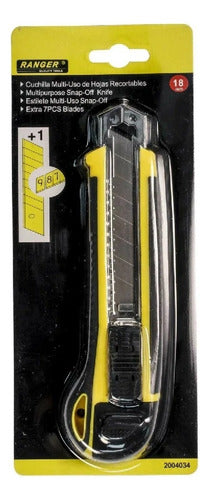 Bisturí O Cutter Retráctil Con Mango Ergonomico Industrial 60