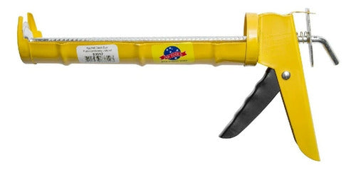 Pistola De Acero Calafateo Aplicadora Para Tubo De Silicona