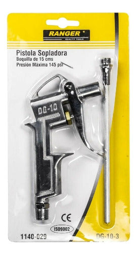 Pistola De Aire Sopladora Con Boquilla De 15cm
