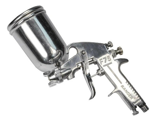 Pistola Aerografo Pulverizadora 400ml X 1.4mm En Aluminio