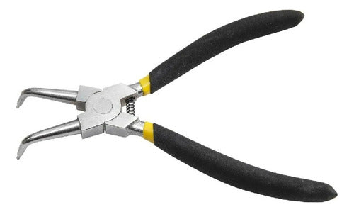 Alicate O Pinza Saca Pines Curvo Externo Mango Pvc De 7?