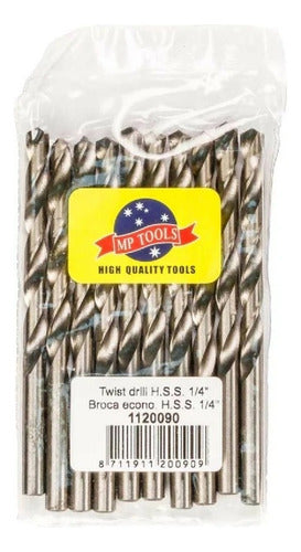 10 Brocas Econo Para Alta Velocidad Hss Polinchada 1/64"