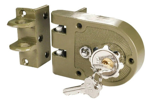 Chapa O Cerradura Doble Engeranaje De Alta Seguridad