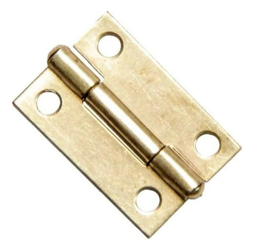Bisagra Uso Ligero De 2? En Bronce Con Tornillos x12Und