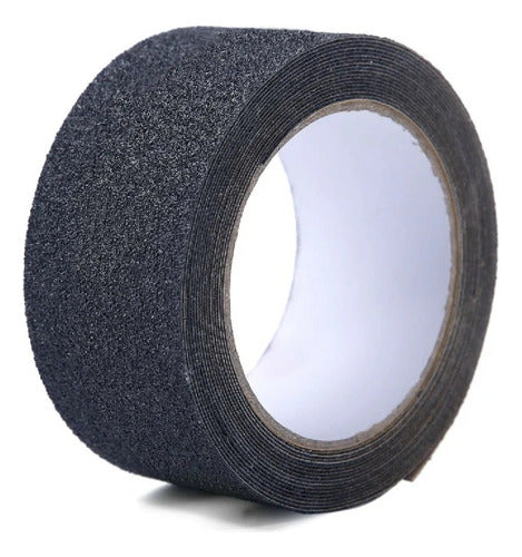 Rollo Cinta Adhesiva Antideslizante Negra De 5mx50mm