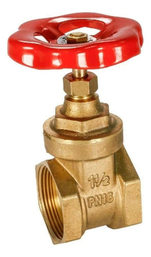 Válvula O Llave De Compuerta Latón De PN16 Y 1/2”