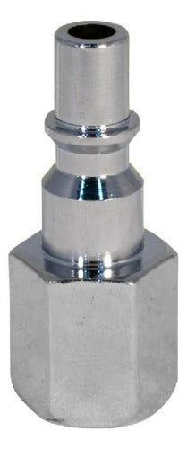 Conector Rápido Hembra Tipo M Tosca Cromado De 1/4?