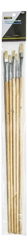 Set De 5 Pinceles Para Pintura Artistica Profesional