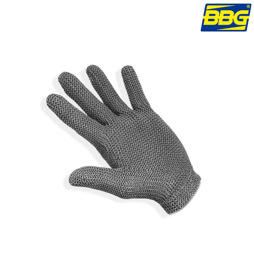 GUANTE ANTI-CORTE EN ACERO INOXIDABLE BBG GA