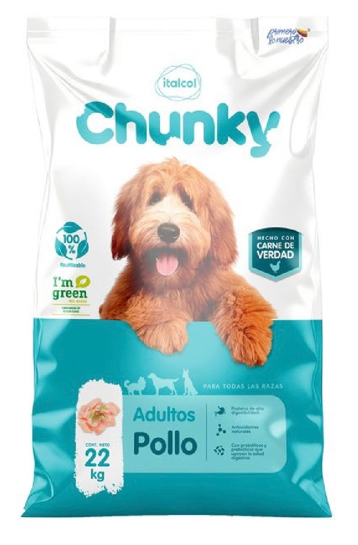 Concentrado Chunky Pollo Adulto 22 Kg