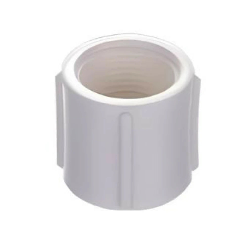 Unión Para Tubo De Pvc Roscado Resistente De 1/2"