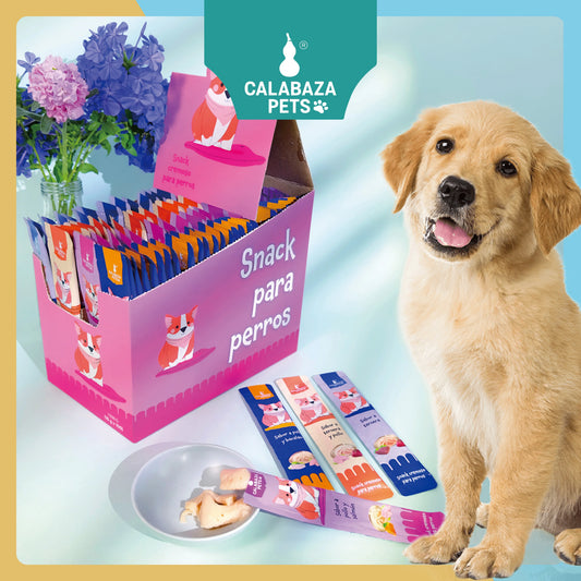 Snack Cremoso Para Perros Caja mixta por 100 unidades