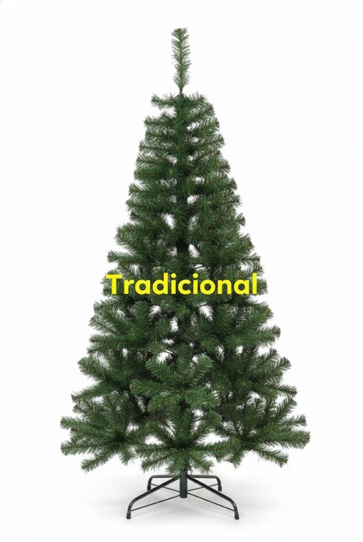 Árbol de Navidad Tradicional – 2.10 metros con 500 ramas