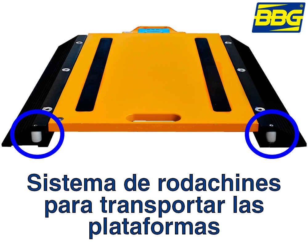 BÁSCULA PORTÁTIL CAMIONES DE 2 EJES – PESAJE POR EJES