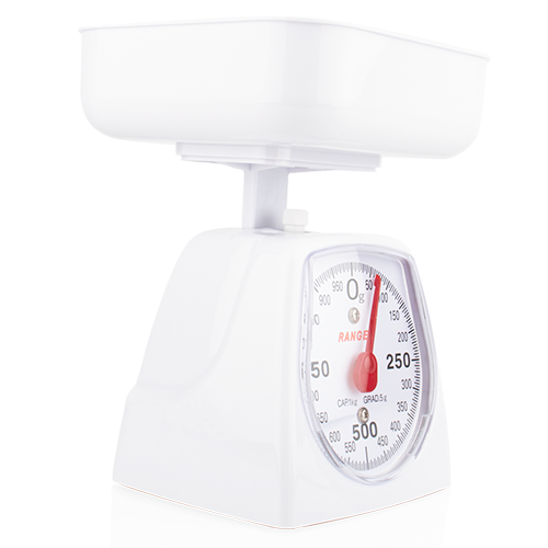 Báscula Mecánica Gramera Capacidad 1 kg Color Blanco