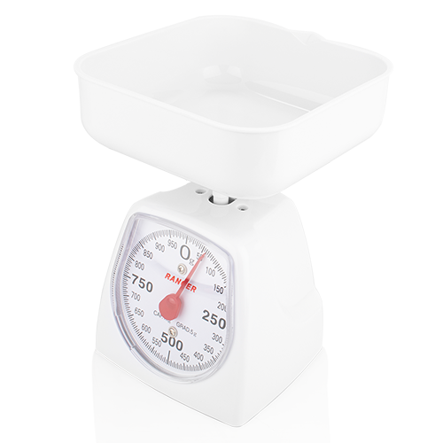 Báscula Mecánica Gramera Capacidad 1 kg Color Blanco