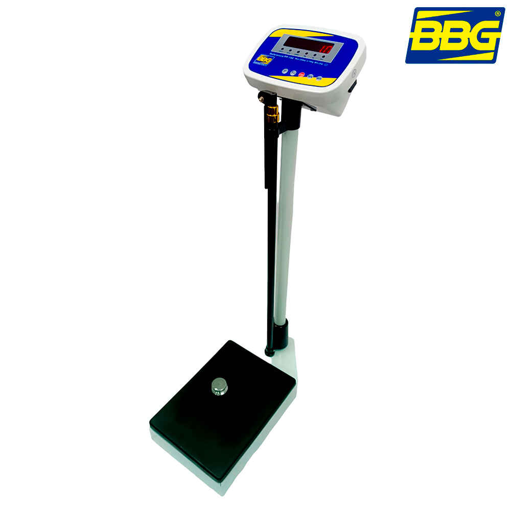 BÁSCULA PESA PERSONAS CONTROL DE PESO ELECTRONICA CON TALLIMETRO BBG PP-150