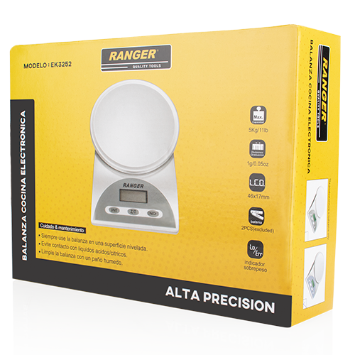 Balanza O Báscula De Cocina Electrónica Digital Para 11 Lb
