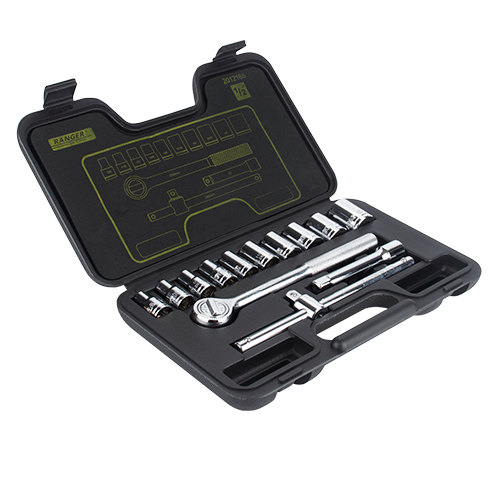 Juego De Copas Con 29 Pzc Profesional Cuadrante De 1/2" Ranger