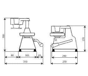 FORMADORA MANUAL DE HAMBURGUESAS OMEGA G15