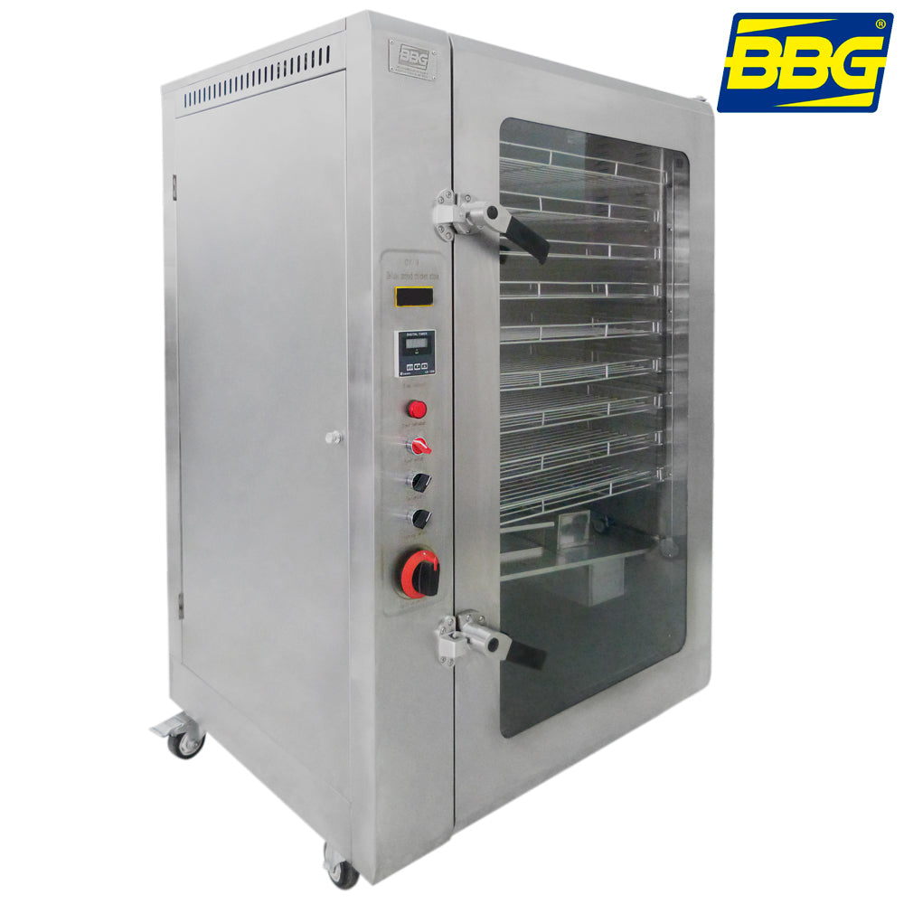 Horno Ahumador A Gas BBG Smoked-9 9 Rejillas Gris