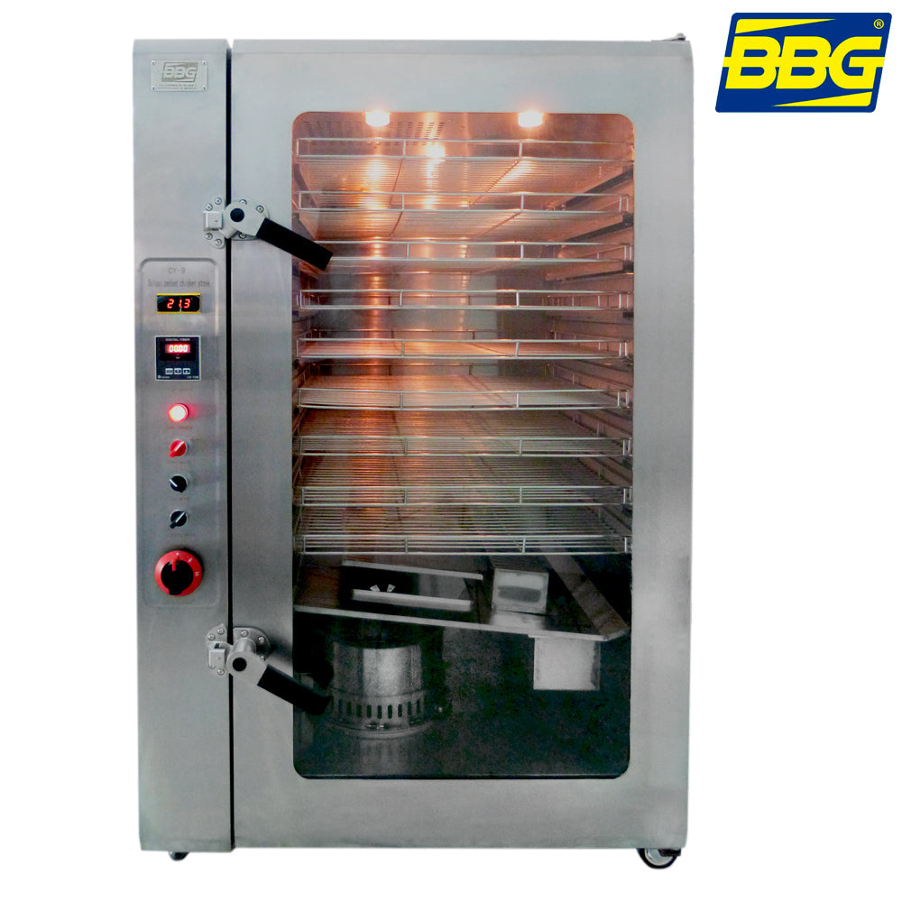 Horno Ahumador A Gas BBG Smoked-9 9 Rejillas Gris