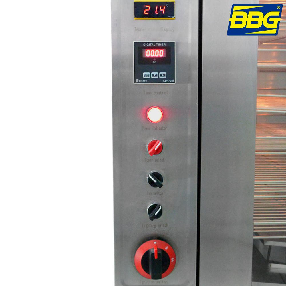 Horno Ahumador A Gas BBG Smoked-9 9 Rejillas Gris