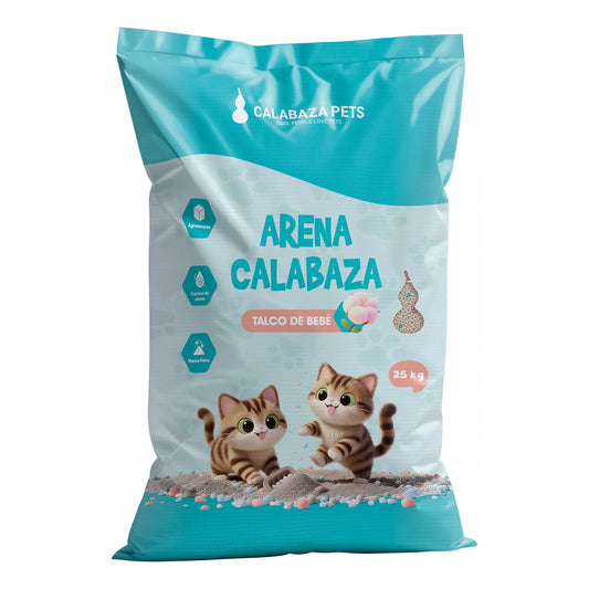 Arena Calabaza para Gato 25 Kg