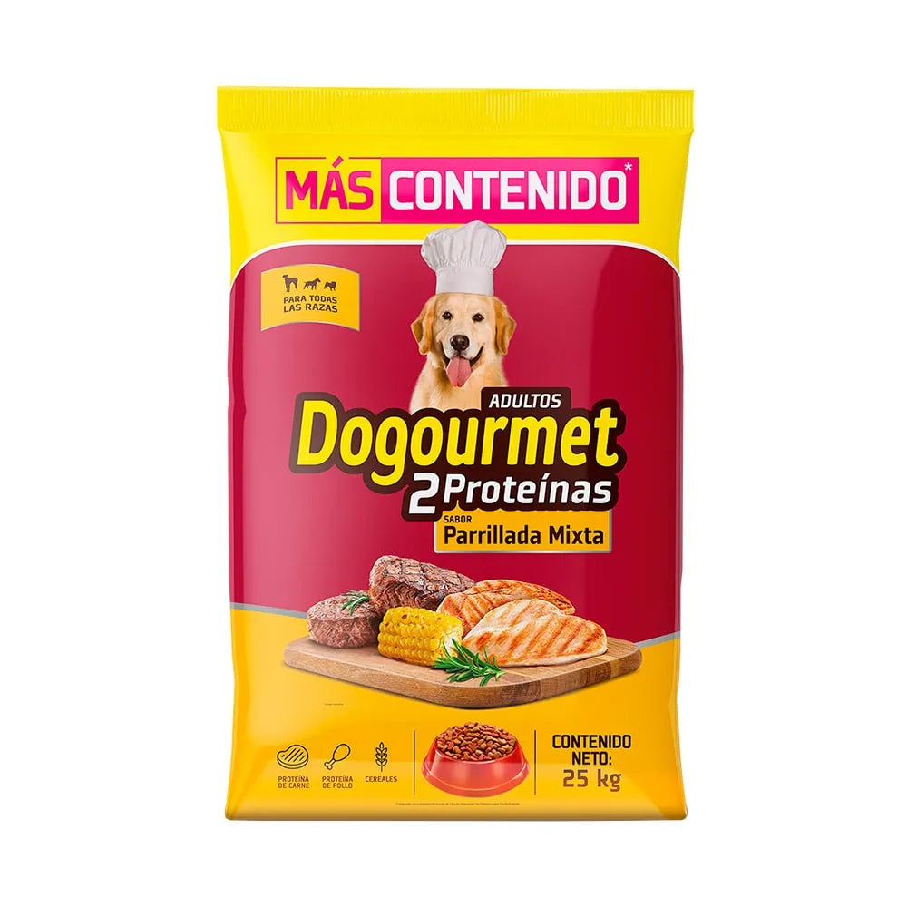 Alimento Seco Para Perro Dogourmet Adulto Parrilla Mixta 25 kg + Regalo Sorpresa