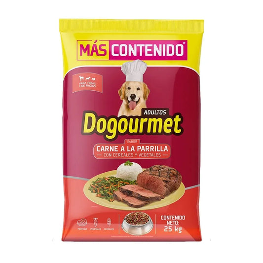 Alimento Seco Para Perros Dogourmet Carne Parrilla 25 kg + Regalo Sorpresa