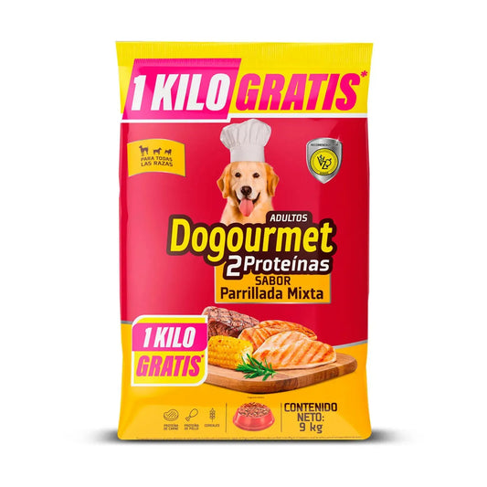 Alimento Dogourmet Parrillada Mixta 9Kg + Regalo Sorpresa