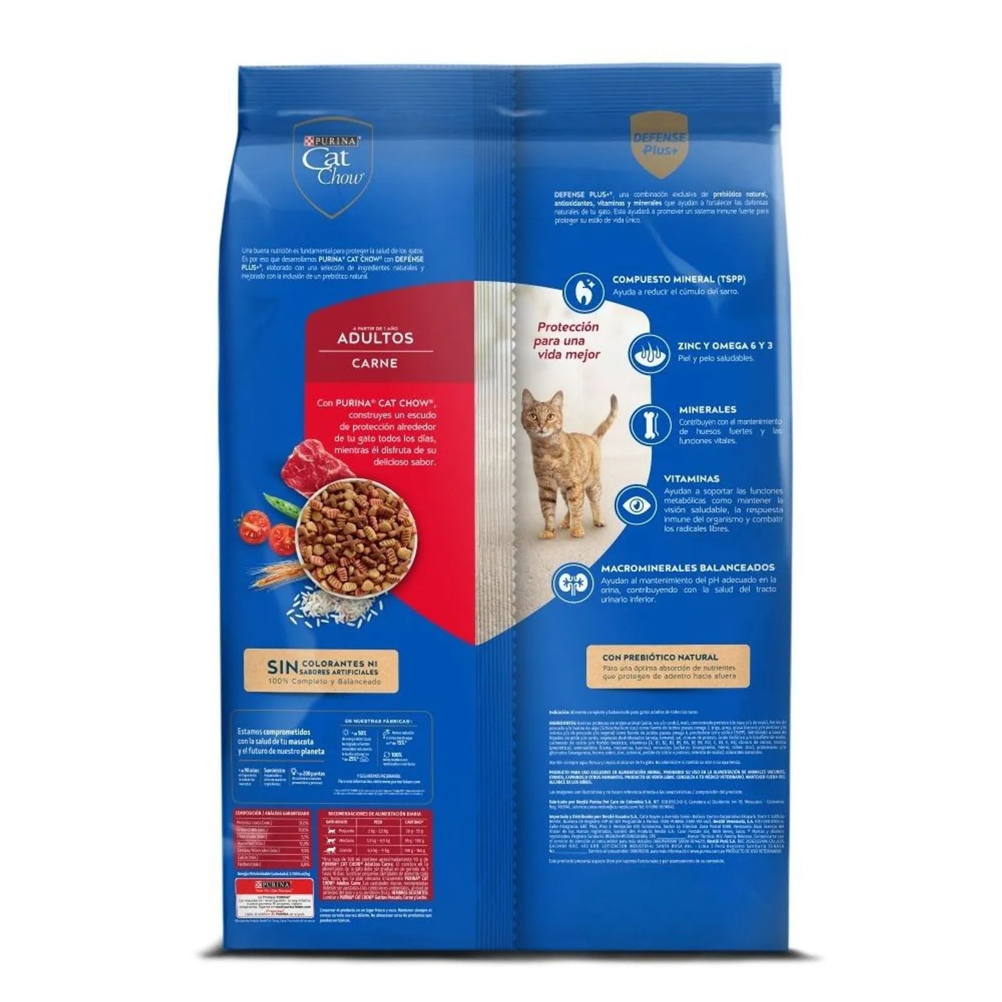 Cat Chow Activos Carne 15 Kg