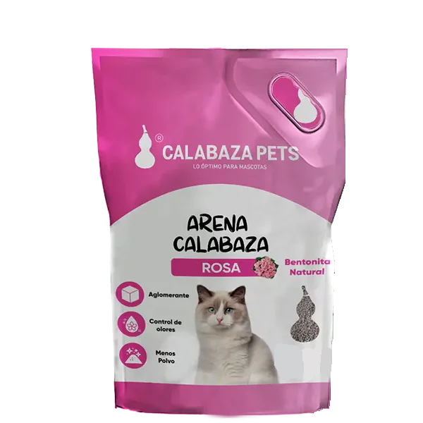 Arena Calabaza para Gatos Rosa