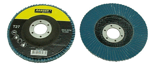 Disco Flap Zirconio 7? Grano #80 Para Metal Y Madera