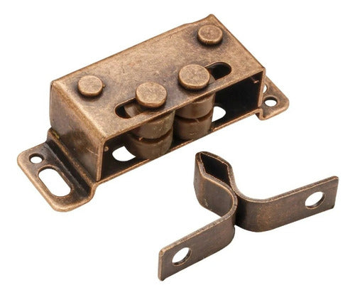 Retenedor Sujetador Cangrejo Puerta Mueble Cromado