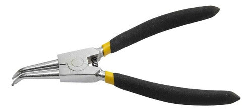 Alicate O Pinza Saca Pines Curvo Interno Mango Pvc De 7?