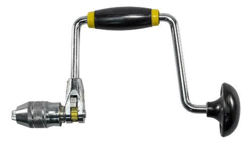 Taladro Berbiqui  En Acero Cromado Negro Manual De 10?