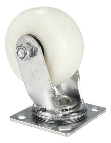 Rodachina Plana De Nylon Giratoria Resiste 400Kg De 6?
