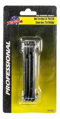 Juego Llaves Allen Tipo Llavero 7pzs De 1.5-6mm