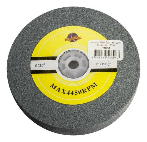 Piedra Abrasiva Para Esmeril De Carburo De Silicio 8x1GC80
