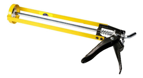 Pistola De Acero Calafateo Esqueleto Para Tubo De Silicona