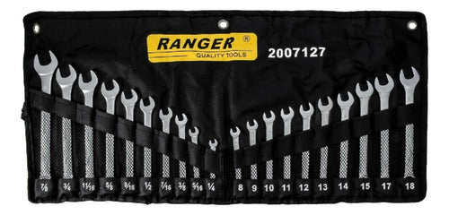 Juego De Llaves Mixtas Con 20 Pcs De 8 A 18mm Y 1/4 A 7/8?