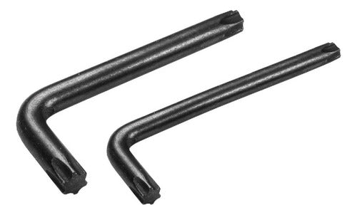 10 Llaves Bristol Torx Hexagonal Profesional En Acero De T-10