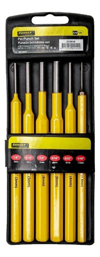 Set De 5 Punzones Botadores A Presión Para Madera En Acero