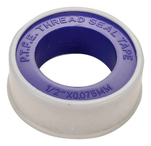 Cinta De Teflón Uso General Sellador 0.075mmx12mmx8m